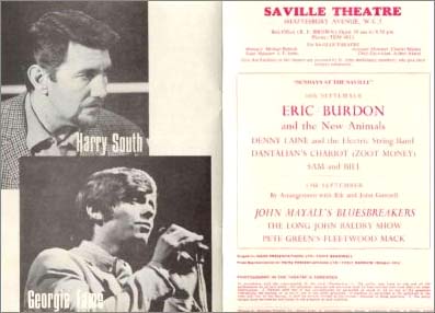 Georgie Fame and Harry South Big Band Program