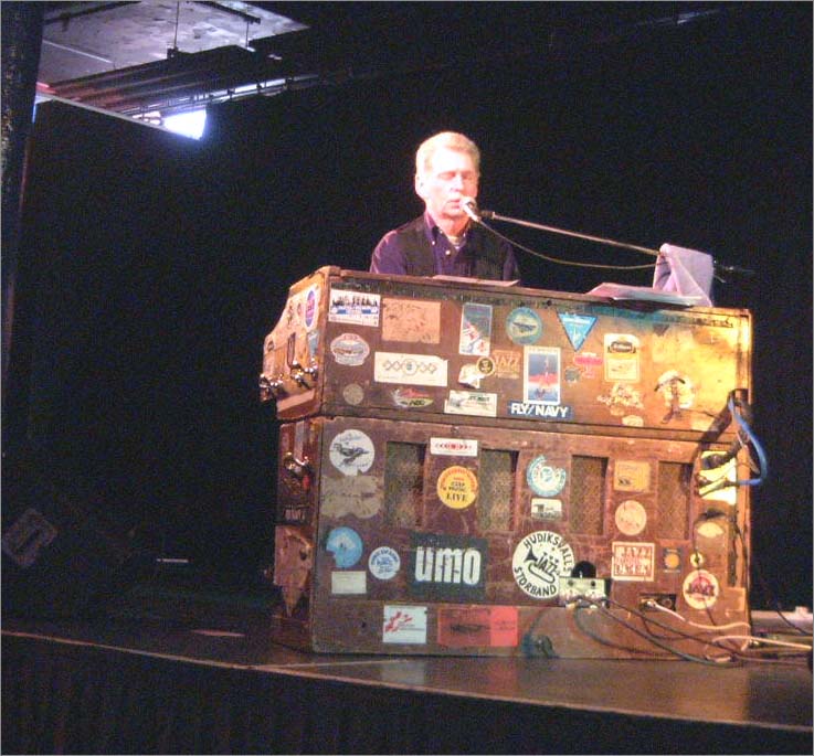 Georgie Fame at a charity event in Wigan 2003